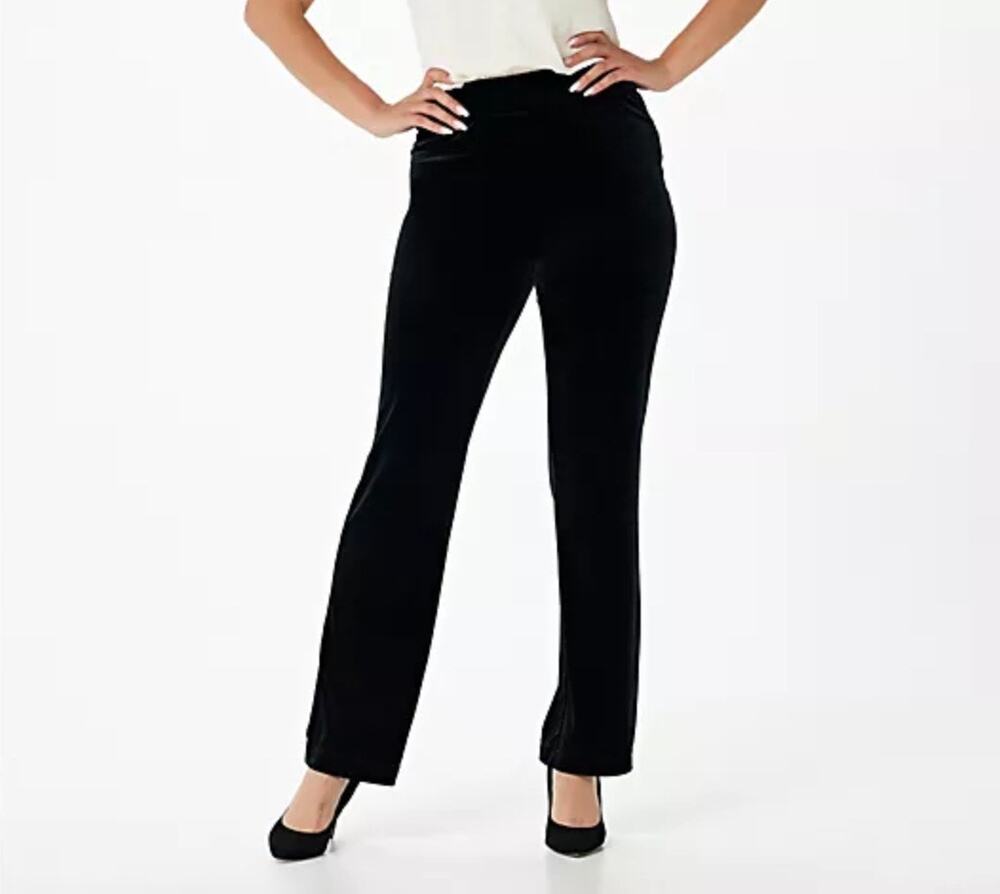 Isaac Mizrahi For Target Black Velvet Pants